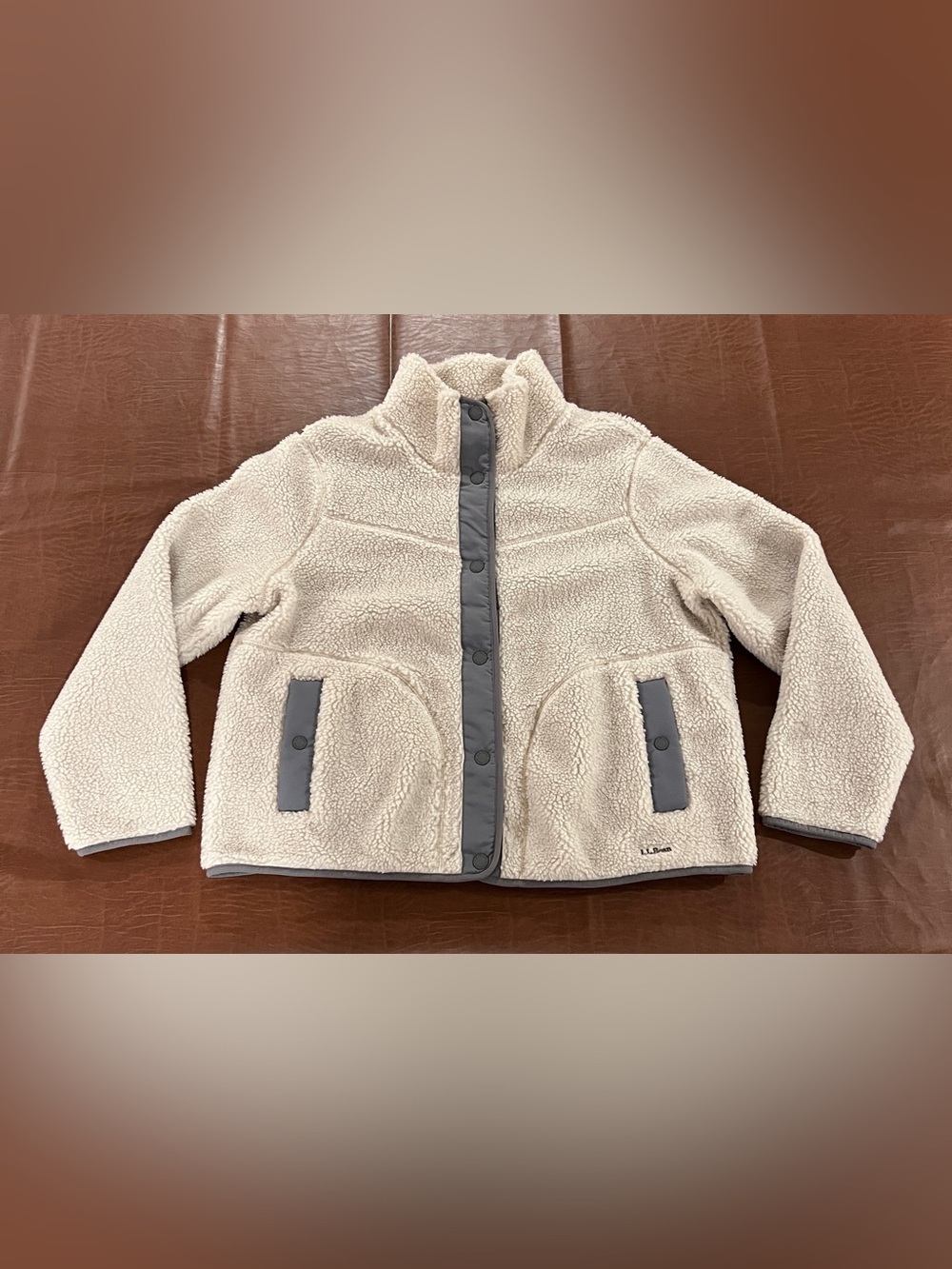 L.L.Bean Bean's Women’s Sherpa Fleece Jacket - Size XL Petite